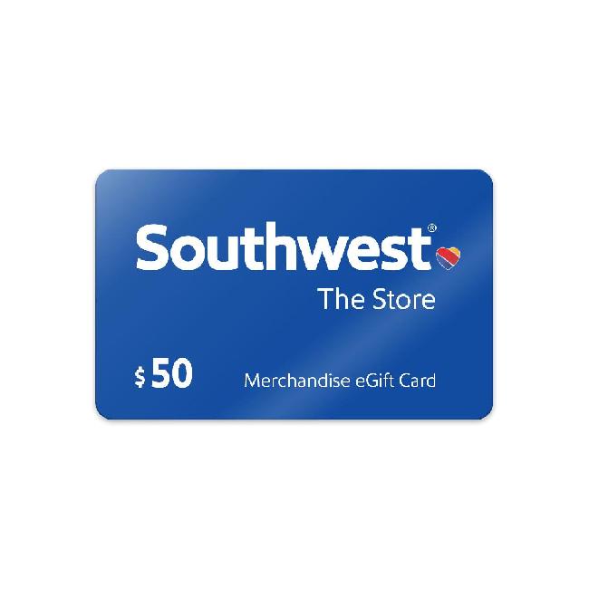 $50 Gift Card   -   (NOT VALID FOR AIRFARE)