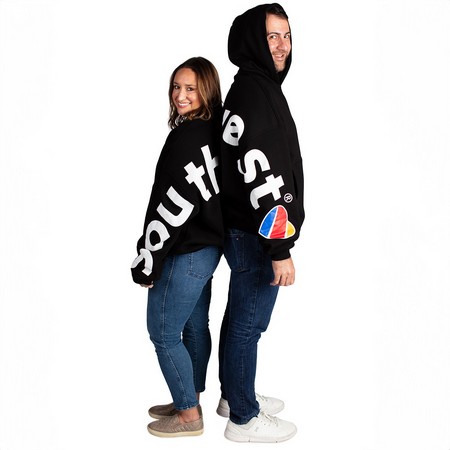 Oversized Jersey Letter Hoodie